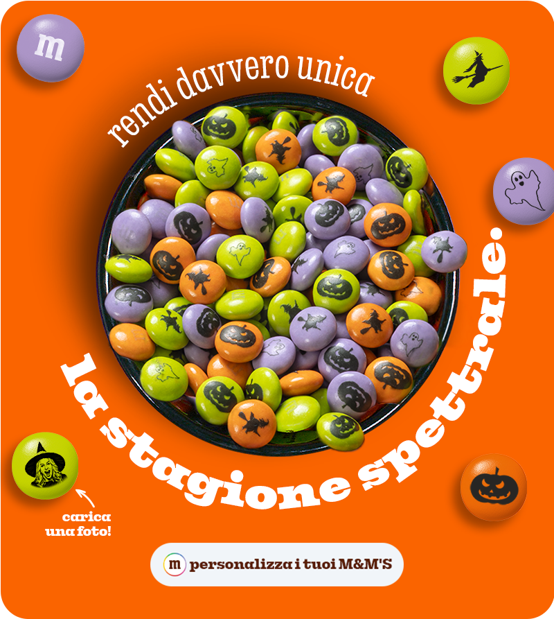 PERSONALIZZA I TUOI M&M'S