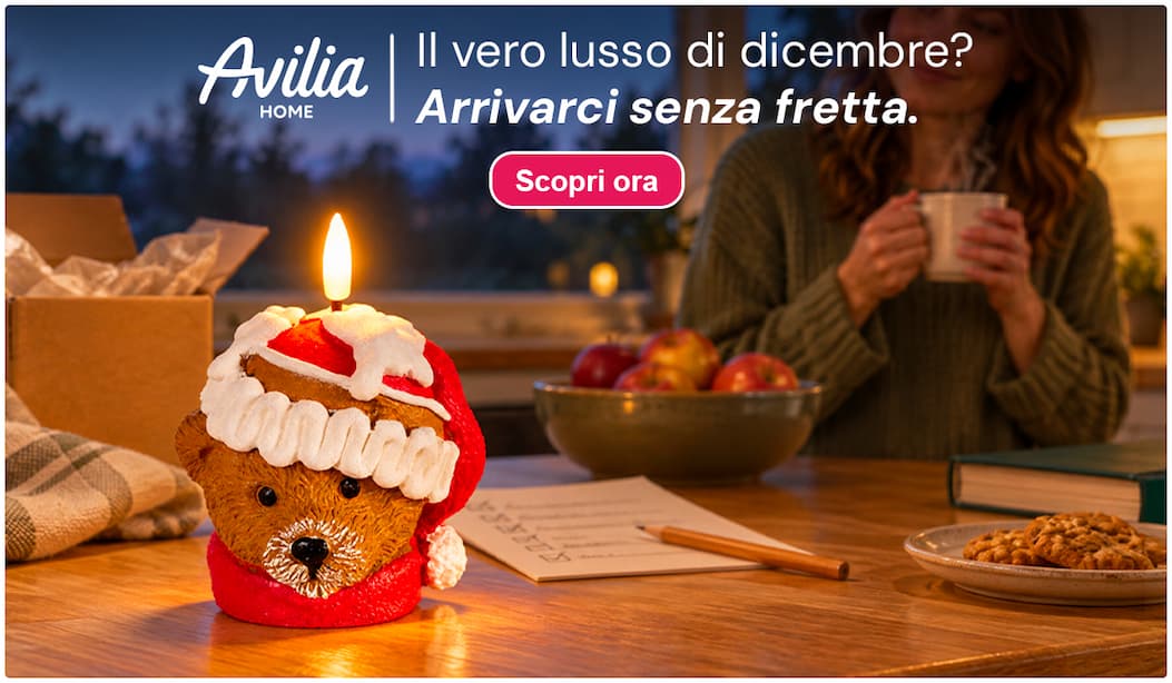 Scopri le decorazioni natalizie Avilia e preparati a vivere dicembre senza fretta.