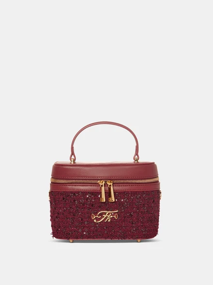 Vanity Bag Donna F**K Bordeaux WW0740-BD