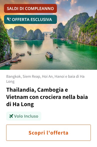 Thailandia, Cambogia e Vietnam con crociera nella baia di Ha Long