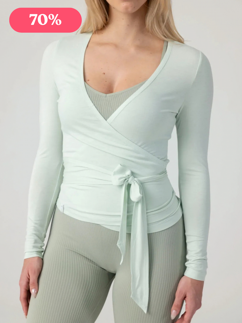 Blake Wrap Longsleeve Icy Mint