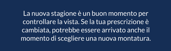 Fai controllare la tua vista