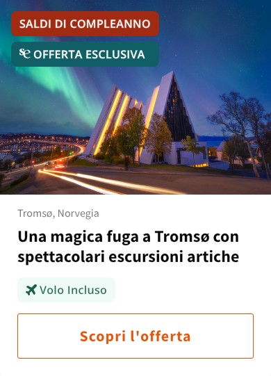 Una magica fuga a Tromsø con spettacolari escursioni artiche