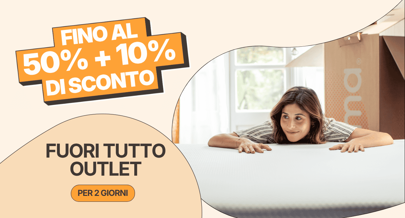 FINO AL 50% +10% DI SCONTO FUORI TUTTO OUTLET PER 2 GIORNI