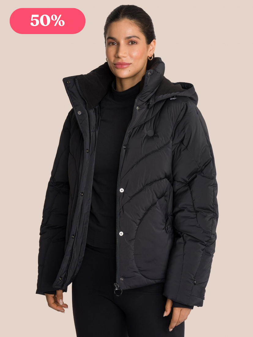 Joelle Puffer Jacket – Black