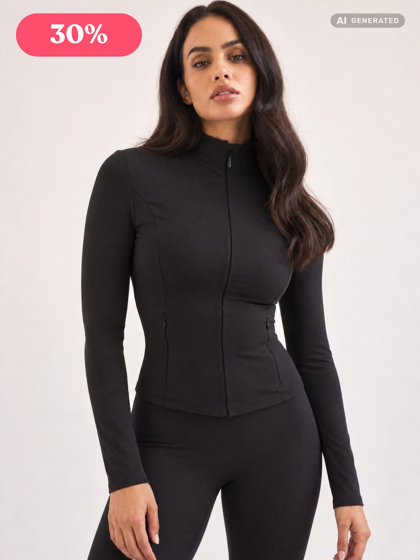 Nala Zip Jacket – Black