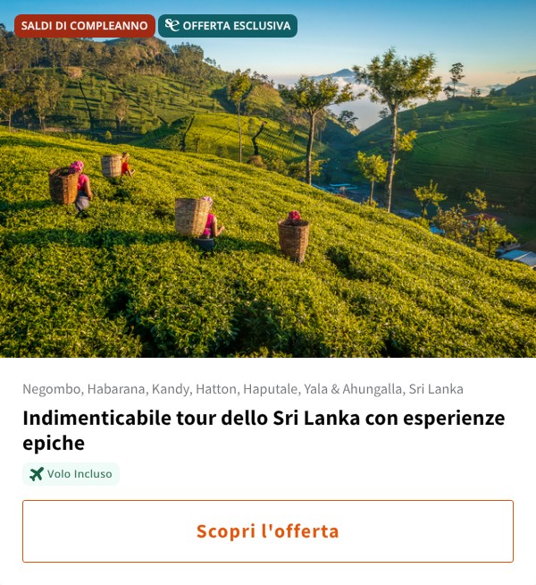Indimenticabile tour dello Sri Lanka con esperienze epiche