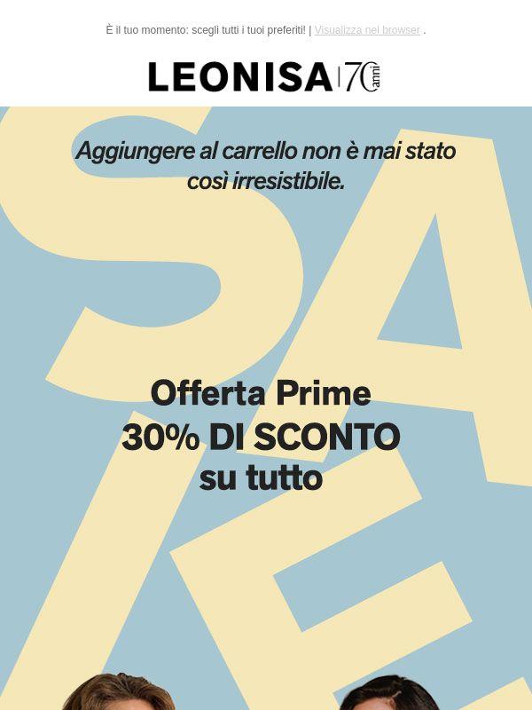 Metti il -30% nel carrello