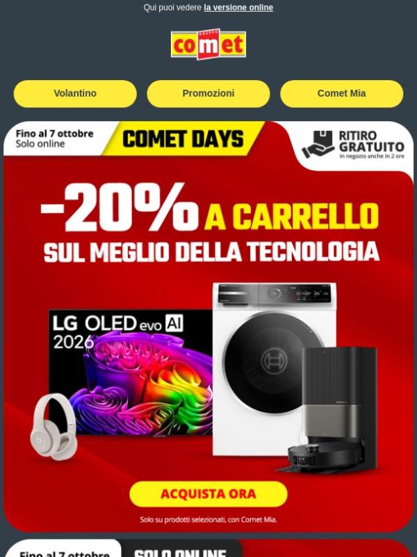 ONLINE | -20% a carrello 🔥
