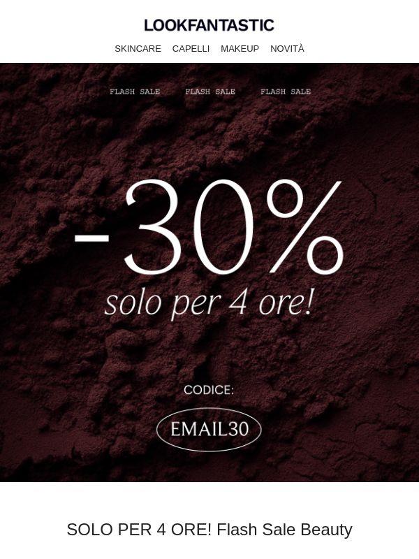 SOLO 4 ORE: Flash Sale Beauty
