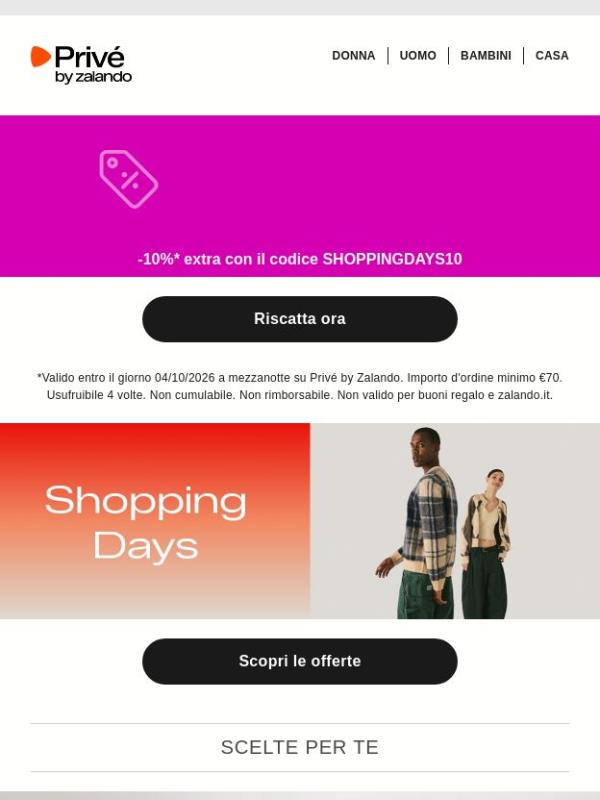 Offerte imperdibili di oggi: 10% di sconto e Puma