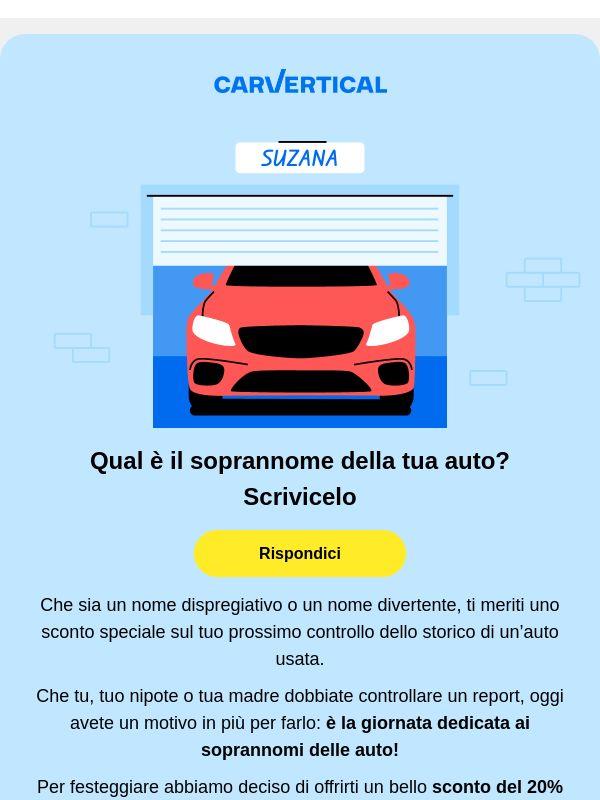 Dicci il nome della tua auto