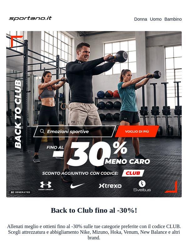 Il tuo codice CLUB ti aspetta per l'inizio della stagione di allenamenti!