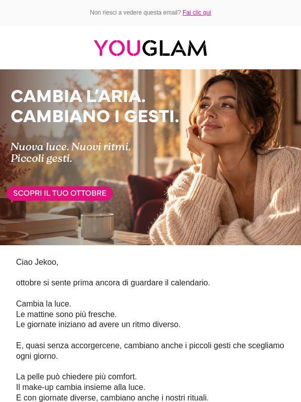 La tua pelle si è già accorta che è ottobre 🍂