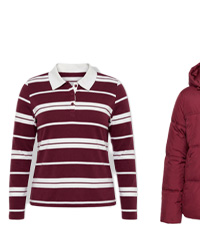 Polo, righe, colletto polo, maniche lunghe