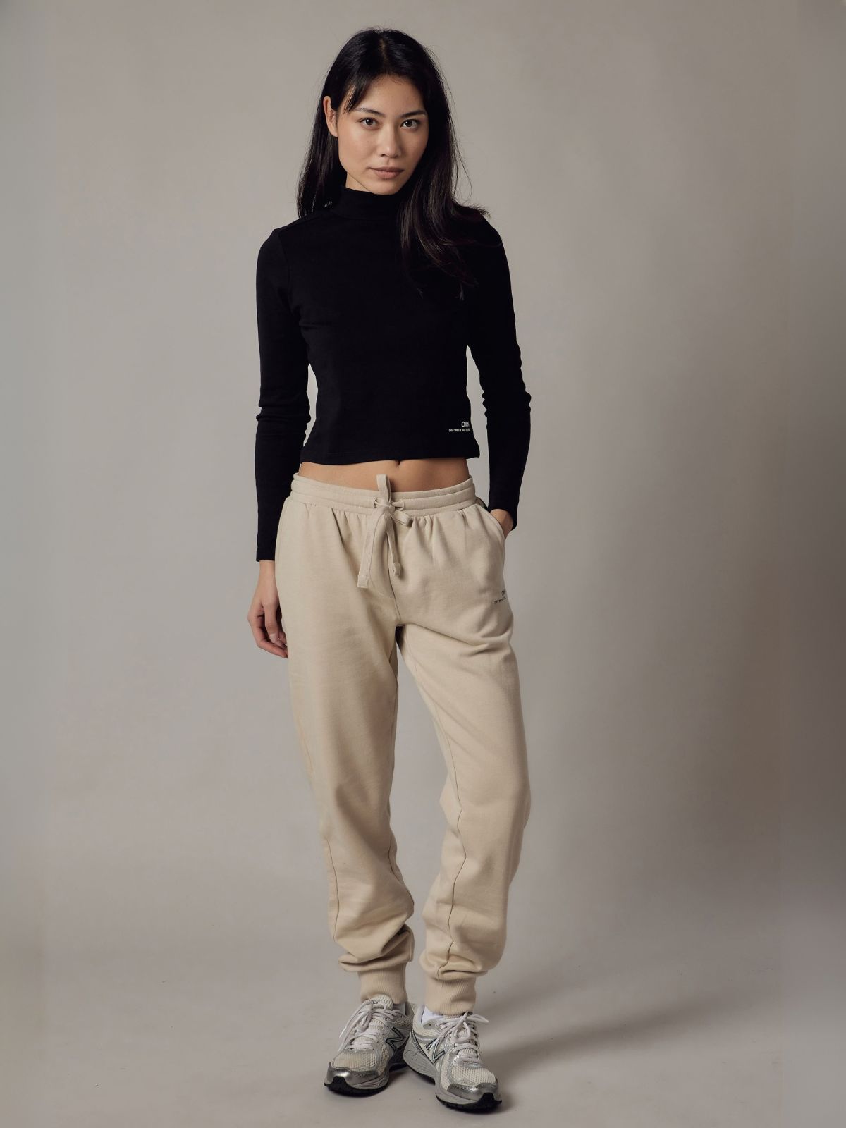 Joggers Felpati Ecru
