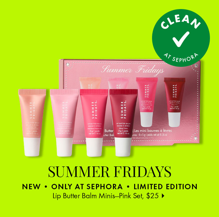 Summer Fridays Lip Butter Balm Minis - Pinks Set
