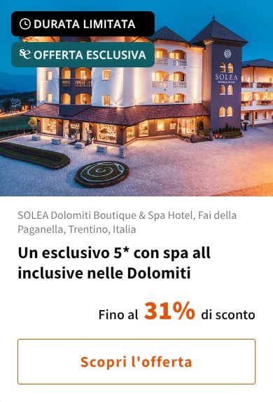Un esclusivo 5* con spa all inclusive nelle Dolomiti