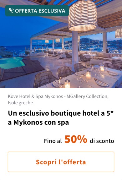 Un esclusivo boutique hotel a 5* a Mykonos con spa