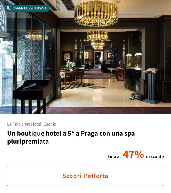 Un boutique hotel a 5* a Praga con una spa pluripremiata