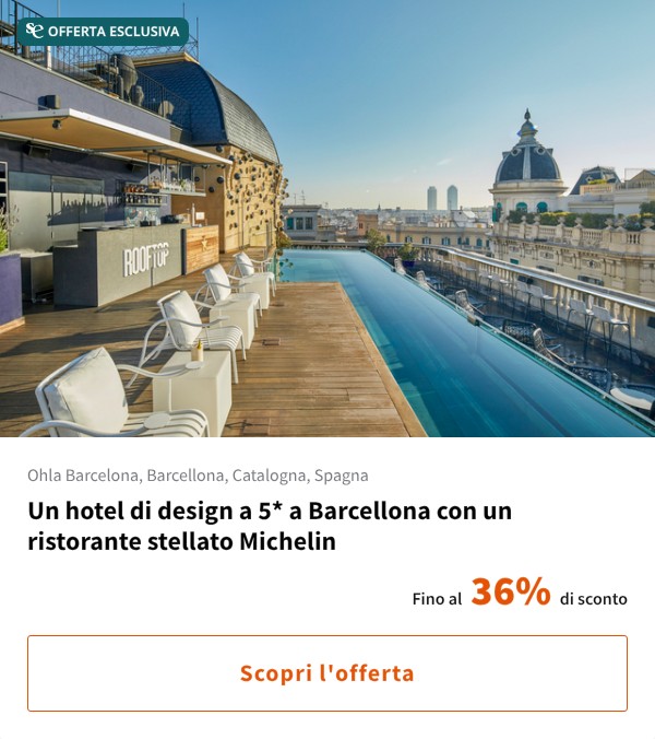 Un hotel di design a 5* a Barcellona con un ristorante stellato Michelin