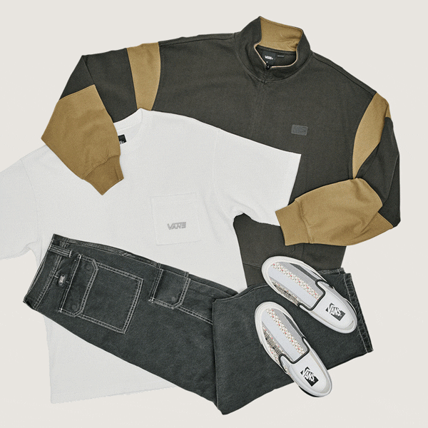 Retro Sport Mock Neck Full Zip