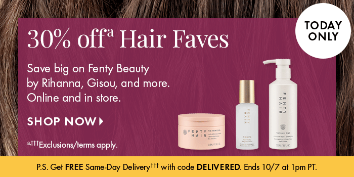 30% Off Hair Faves