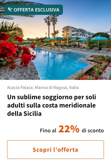 Un sublime soggiorno per soli adulti sulla costa meridionale della Sicilia