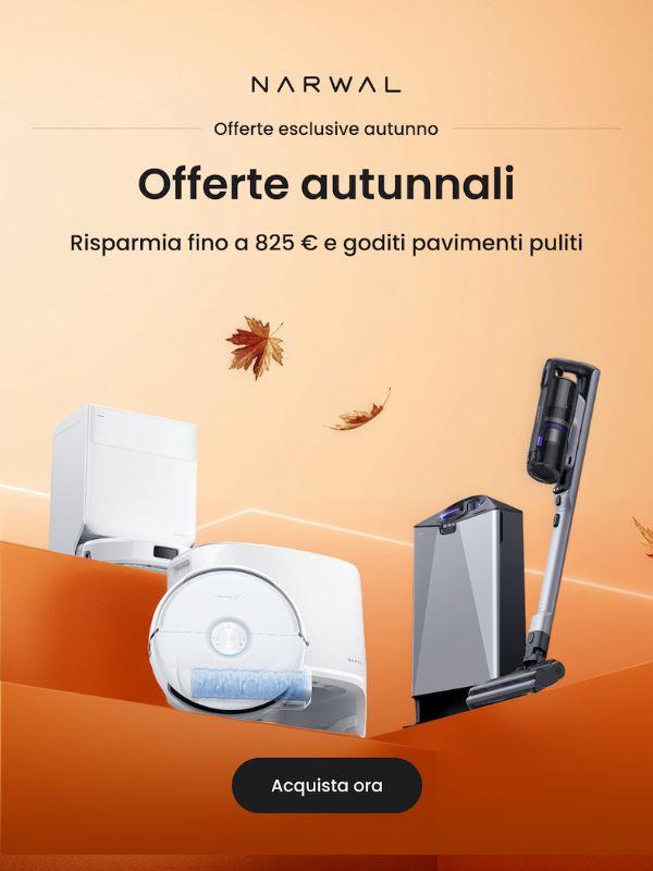 Risparmia fino a 825 € sui bestseller Narwal