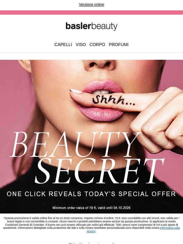 🎉 Il tuo Beauty Secret ti aspetta