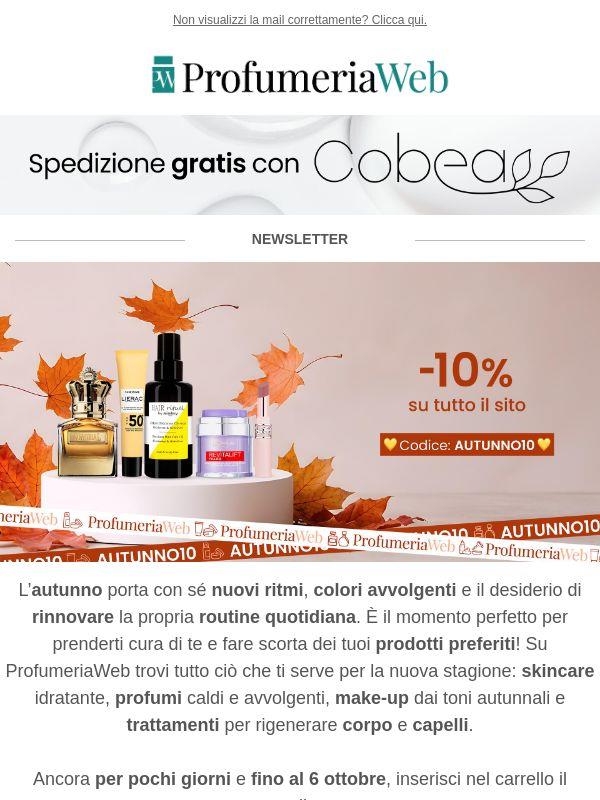 🍁 -10% su tutto il sito: ULTIMI GIORNI!
