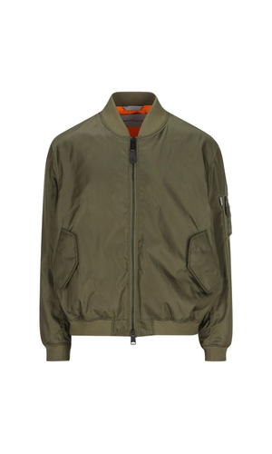 Nylon bomber jacket