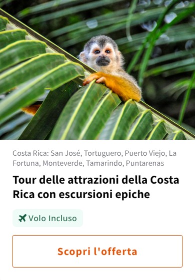 Tour delle attrazioni della Costa Rica con escursioni epiche