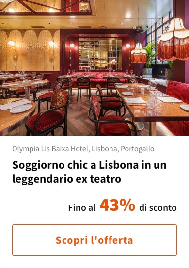 Soggiorno chic a Lisbona in un leggendario ex teatro