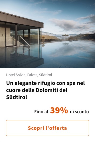 Un elegante rifugio con spa nel cuore delle Dolomiti del Südtirol