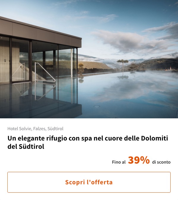 Un elegante rifugio con spa nel cuore delle Dolomiti del Südtirol