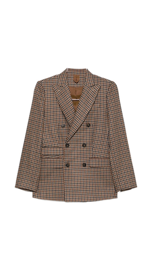 Double-breasted wool jacket