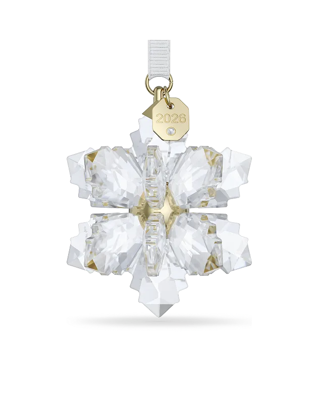 Decorazione 3D Edizione Annuale 2026 con nastro bianco