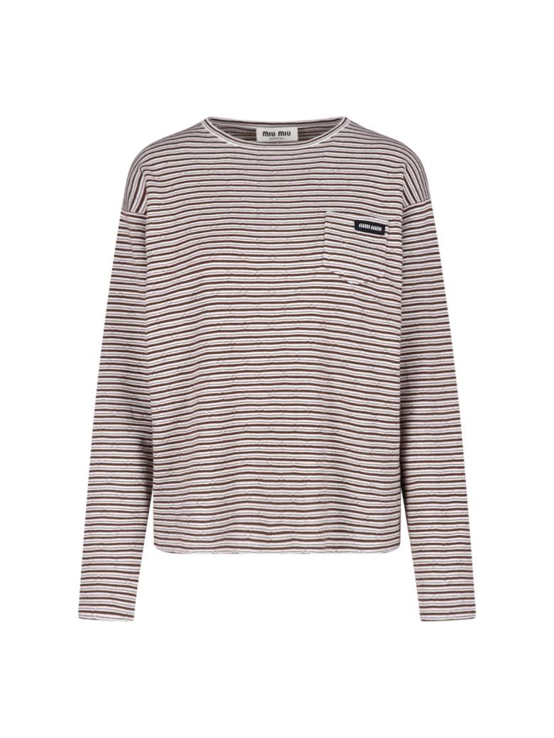 Miu Miu - Maglia a righe