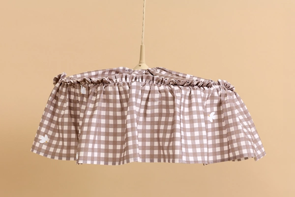 Image of Paralume in Cotone - Cottage Walnut