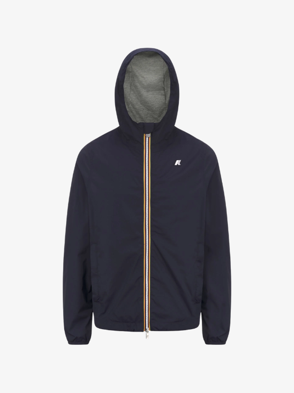 an image of a black jacket with a hood and a hood