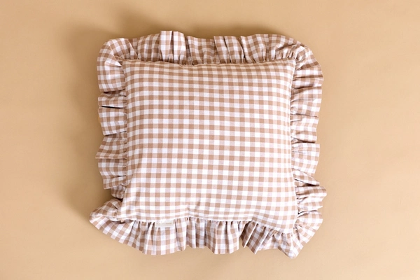 Image of Federa per Cuscino 40 × 40 – Vichy Moka