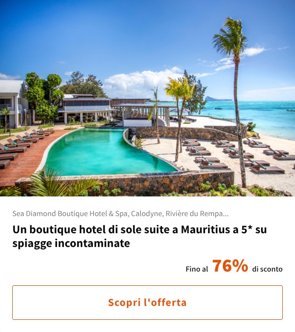 Un boutique hotel di sole suite a Mauritius a 5* su spiagge incontaminate