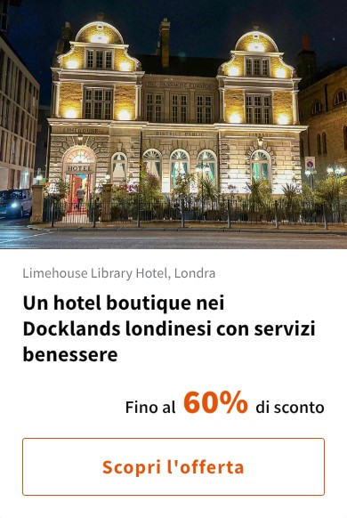 Un hotel boutique nei Docklands londinesi con servizi benessere