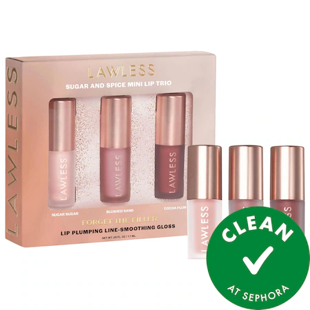 Mini Forget the Filler Sugar and Spice Lip Trio Gift Set