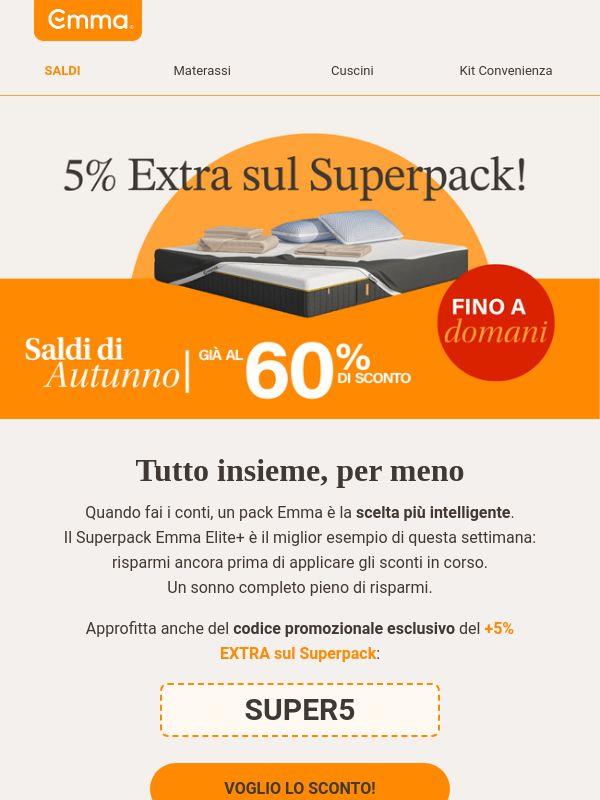 🎁 I Pack Emma costano meno!