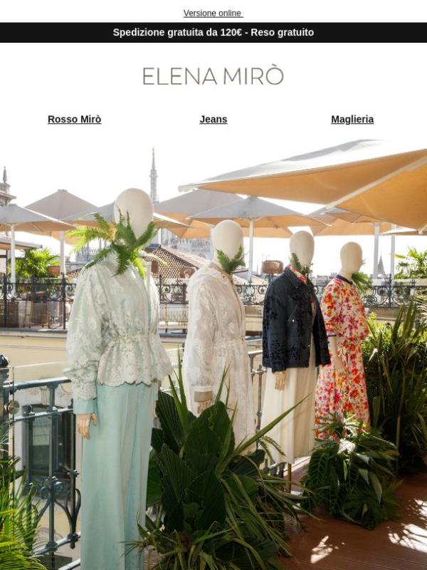 Elena Mirò alla Milano Fashion Week