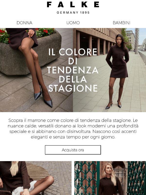 Il colore di tendenza della stagione: marrone
