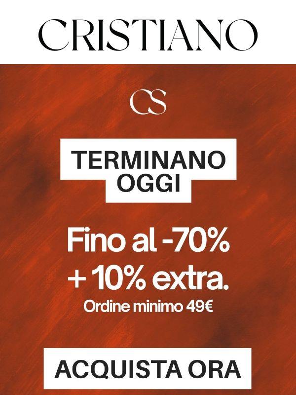 TERMINANO OGGI 🚨 -70% + EXTRA 10%