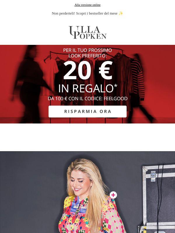 Solo per oggi: 20 € in regalo su un acquisto di almeno 100 € 💥